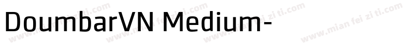 DoumbarVN Medium字体转换